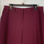 Vince Camuto  Maroon Wide Leg Trouser Pants Size 10 EUC #VEG-0185 Photo 1