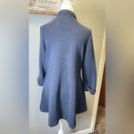 Luii‎ Women's Navy Textured Long Sleeve One Button Jacket Size Medium Blue Photo 1