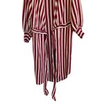 ZARA WOMAN Candy Cane Stripe Mix Stripe Wrap Tunic Top - XS Photo 9