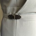 BLG Light Blue Midi Overlay Dress Size 8 Photo 3