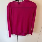 Armani Exchange  pink 100% Medina wool wrap blouse size medium   Has small hole b Photo 4