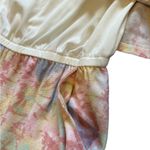 Pastel tie dye strapless wide leg romper measurements in pictures Size undefined Photo 1
