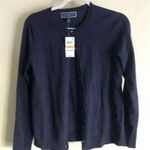 Karen Scott  Women’s Jersey Cardigan Long Sleeve Button Up Size Small Photo 0