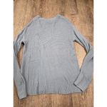 Be cool  Crewneck Knit Medium Blue Tunic Long Sleeve Sweater Women's Large Photo 2