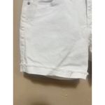 Ann Taylor LOFT Modern White Denim Frayed Hem Shorts Size 6 Photo 4