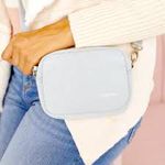 Vooray NWOT  Grey Moto Crossbody Bag Photo 1