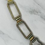 Vintage Textured Gold Tone Metal Chain Link Belt ✨ Photo 4