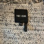 Nic+Zoe Petite Fringe Knit Mix Jacket Sz MP Photo 6