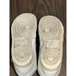Nike  EBERNON MID Triple White Leather Basketball High Top Sneakers Women 8.5 Photo 4