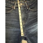 Old Navy  Extra High Rise Sky-Hi Wide Leg Jeans Raw Edge Hem Dark Wash 0 Photo 3