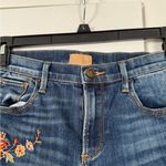 Driftwood  Floral Embroidered Denim Jeans Photo 4