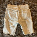 RE/DONE  the 80s long denim white shorts size 27 DR Photo 7