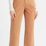 EXPRESS corduroy wide leg high rise crop pant size 2 Photo 0