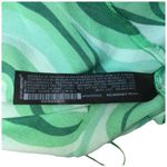 ZARA  Safia Dress Micro Mini 70s Inspired Criss Cross Straps Abstract Green Small Photo 10