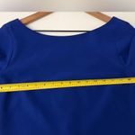 Milly  Kinsley Italian Cady Shift Dress royal blue cocktail event party stretch 4 Photo 6