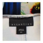 Attention Floral Print Mini Skirt Faux Wrap Colorful Flowers Women Size Small Photo 2