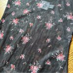 Princess Polly  Black Sheer Mesh Flower Bodysuit Sz US 0 Photo 1