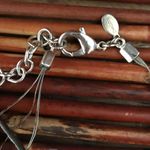 Chico's  Sea Shell Triple Strand Wire Necklace Photo 5