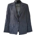 Max Mara Vintage 90s  Virgin Wool Blazer Sz 4 Gray Tweed Made in Italy Photo 0
