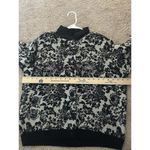 Valerie Stevens  Vintage Floral Wool Blend Button Up Cardigan Size Large Funky Photo 4