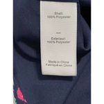 Likely Alias Floral Print Ruched Crop Top Tank Top Cerulean Blue Detail Large Photo 11