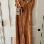 Hello Molly Orange Midi Dress Photo 5