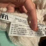 ZARA Purl Knit Crop Wool Alpaca Cowl Mock turtleneck Oversized pullover cable warm cozy comfy soft winter sweater chunky Blush Photo 5