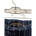 Ralph Lauren Vintage 90's Lauren Jeans Co. Pinstriped Button Fly Denim Short Size 4 Cotton Photo 3