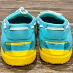 Crocs “Barbados” Beach Line Hybrid Boat Shoe - Sz 10 - Aqua & Yellow - EUC Photo 10