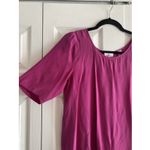 Yellow is Gold Anthropologie Medium Sunshine Shadow Purple Silk Mini Dress Photo 1