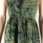 Urban Outfitters Sparkle & Fade Green/Black Camo Mini Tank Dress Size 0 Photo 3