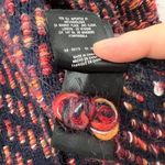 Moth Anthropologie SMALL Keavy Jacquard Cardigan WOOL MOHAIR BLEND Knit Red Photo 8