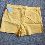 Meritage Yellow Pastel Spring Shorts Casual Comfy Summer Vacation Beach 14 NWT Photo 3
