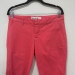 Frank & Eileen Womens Wicklow The Italian Chino Pant Flushed Denim‎ Raw Hem Pink Size 0 Photo 2