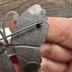 Anne Koplik Multi Color Rhinestone Butterfly Insect Enamel Brooch Pin Signed Photo 7