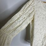 Club Monaco  Small Ivory‎ Lace Bell Sleeve Blouse CP Photo 3