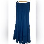 CP Shades Deep Blue Maxi Skirt Photo 3