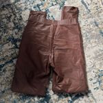 Naked Wardrobe  women’s‎  faux leather leggings drop V high waisted size medium Photo 4