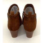 Dolce Vita Heeled Pointed Toe Suede Western Bootie Brown Tan Size 8 NEW Photo 3