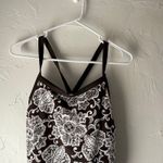 Ativa  Size 8‎ Brown Built In Bra Criss Cross Back Tankini Swimming Top Photo 1