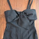 Lilly Pulitzer  Size 4 Bow Front Kavia Onyx Jumpsuit Black Party Preppy Holiday Photo 4