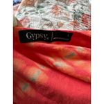 Gypsy 05  Bamboo Blend Sunset Inspired Tie Dye Side Ruched Bodycon Mini Dress L Photo 3