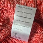 Anthropologie Pilcro Jasmine Cable-Knit Tunic Sweater, marledred, size L Photo 8