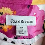 Joan Rivers Vintage Vibrant Floral Blazer Jacket Women’s Size 12 Pink Yellow Photo 3