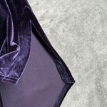 Sympli Shirt Women 12 Purple Velvet Blouse Whimsy Gothic Witchy Dark Fairy Gypsy Photo 4