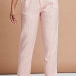 SheIn Pink Plaid Pants Photo 0