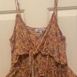 Mimi Chica  Floral Button-Front Midi Dress Photo 2