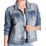 sts blue  Women’s Distressed Jean Jacket Size S Photo 2