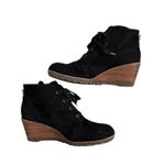 Dr. Scholls Women's Black Wedge Ankle Bootie Size 8 Photo 1