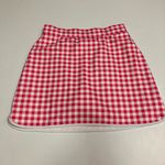 J.Crew NEW Pink Gingham Active Skort (Skirt w/short underneath) Photo 2